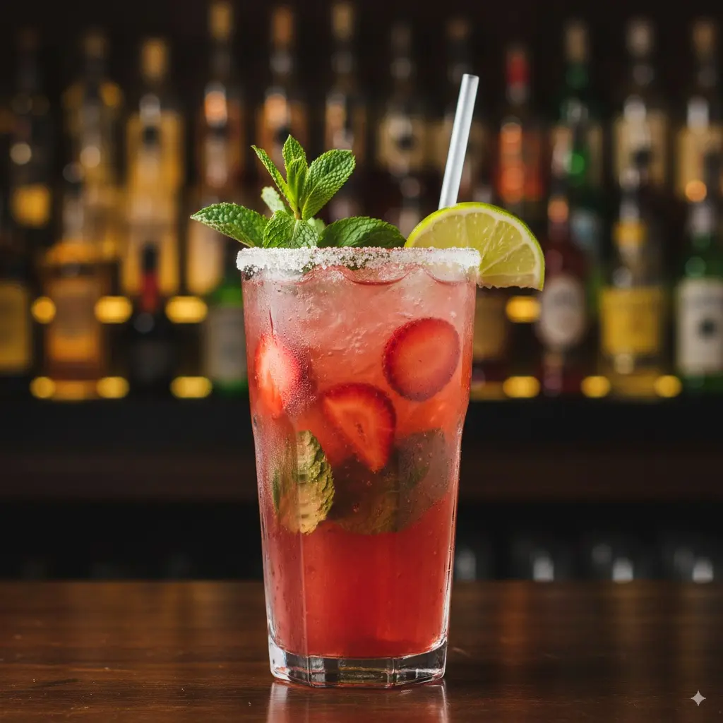 Mojito de frutilla